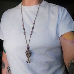 Bohemian Lepodolite necklace